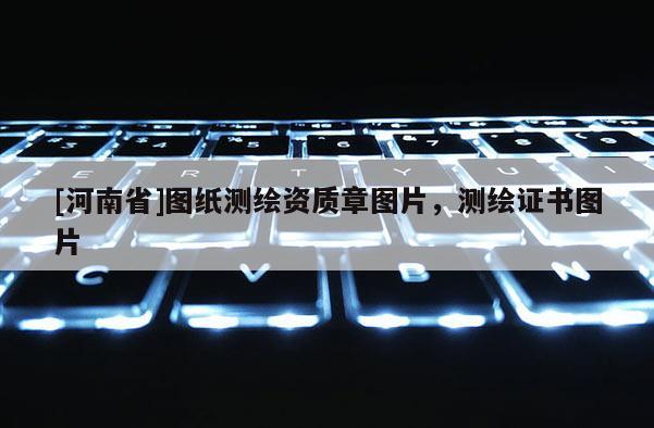 [河南省]圖紙測繪資質(zhì)章圖片，測繪證書圖片