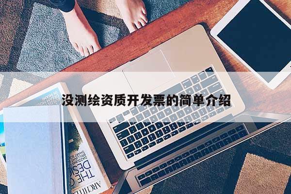 沒測繪資質(zhì)開發(fā)票的簡單介紹