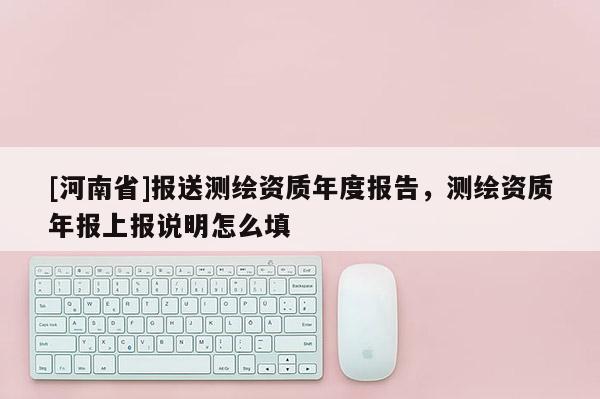 [河南省]報送測繪資質年度報告，測繪資質年報上報說明怎么填