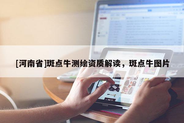 [河南省]斑點(diǎn)牛測繪資質(zhì)解讀，斑點(diǎn)牛圖片